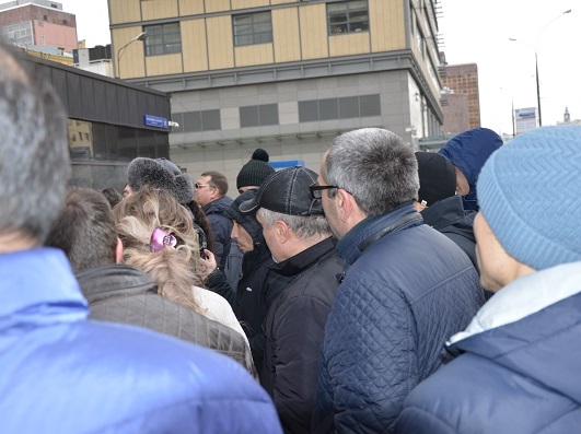 митинг таксистов в Москве