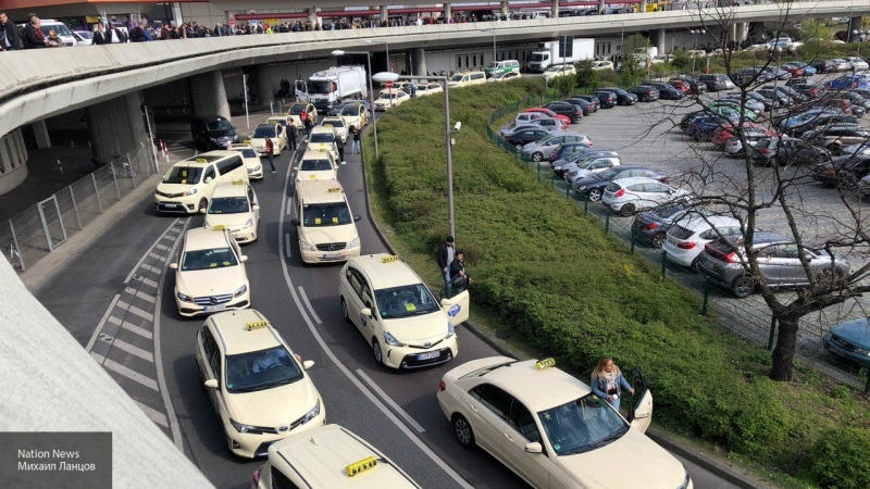забастовка таксистов в Германии
