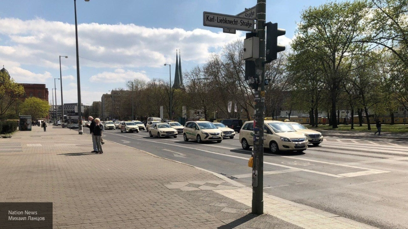 забастовка таксистов в Германи