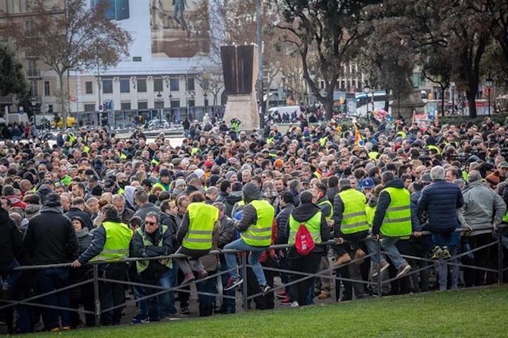забастовка такси в Барселоне, такси форум